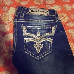 Rock revival boot cute jeans