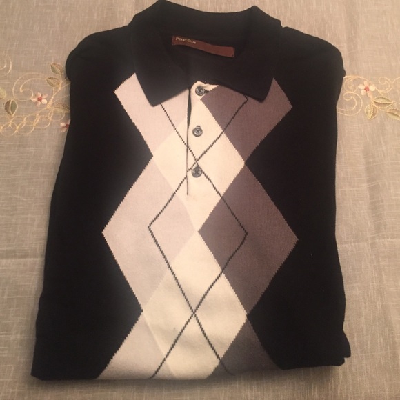 Perry Ellis collared sweater