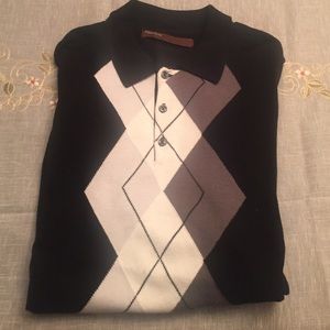 Perry Ellis collared sweater