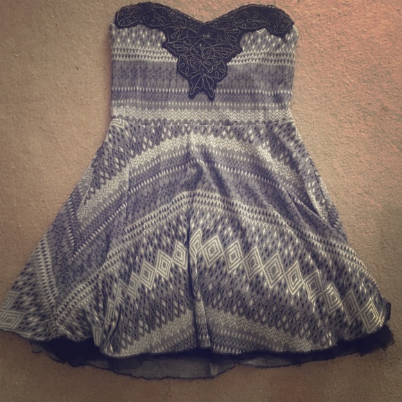 Free people strapless dress