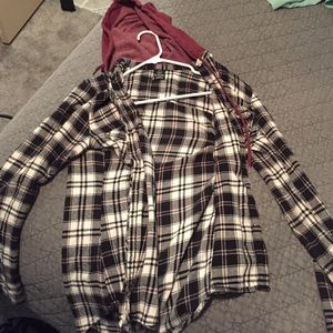 Flannel with hood