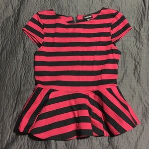 Bebe Peplum Top.