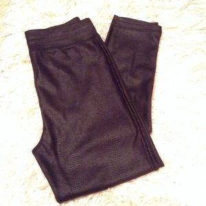5/$20 Women's Black Snake Print Leggings
