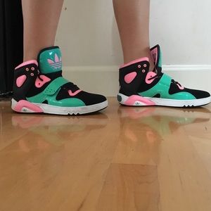 a pair of adidas sneakers