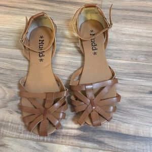 Cute brown sandals