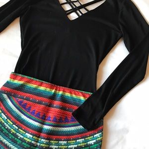 Zara Aztec Skirt USA MED