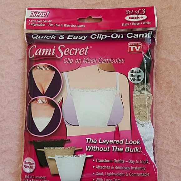 Clip on mock Camisoles
