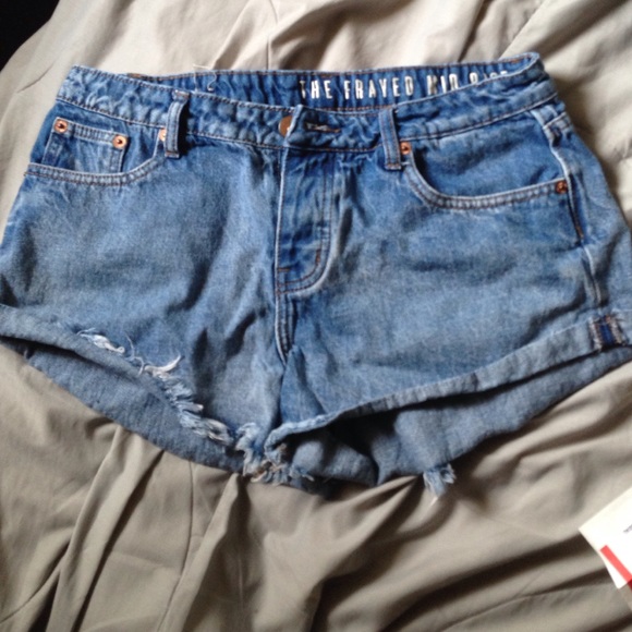 Denim shorts