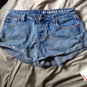 Denim shorts