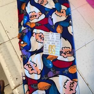Os Christmas santa lights legging lularoe