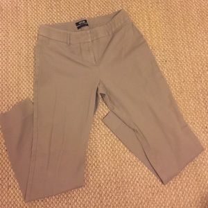 Taupe/khaki cropped skinny pants