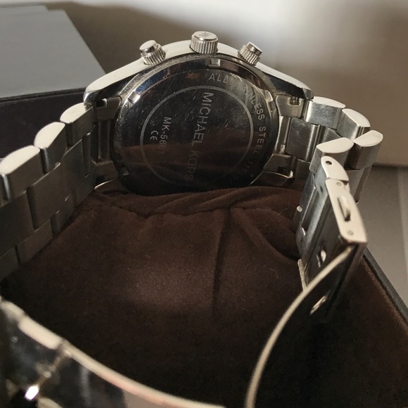 Silver diamond Michael Kors Original watch