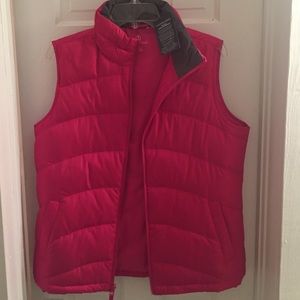 Hot Pink Land's End Puffer Vest