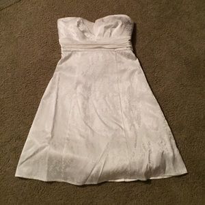 White Strapless Dress