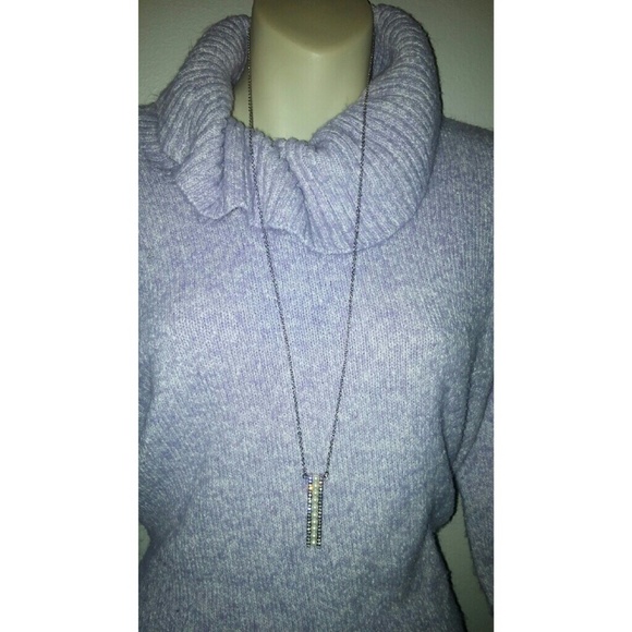 Lavender Cowlneck Sweater - Picture 2 of 2