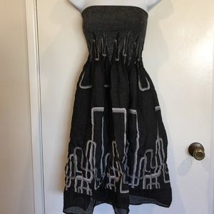 Strapless dress