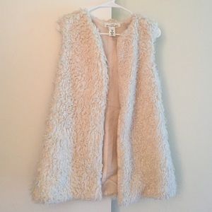 H&M furry vest
