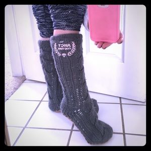 SALE! Juicy couture knee high slippers