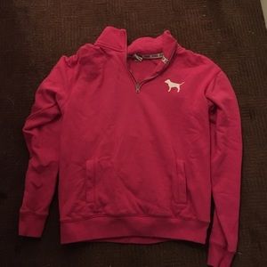 PINK half zip