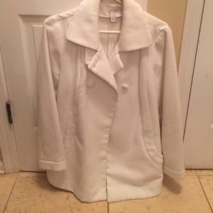 White Chico's Pea Coat!