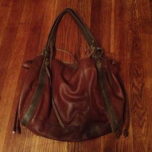 Leather lucky brand purse