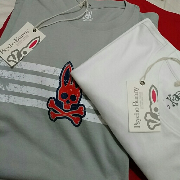 💥💥💥Sold!! PSYCHO BUNNY TEES  100% pima cotton