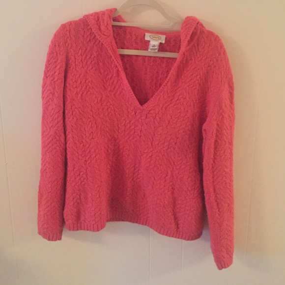 Coral sweater!