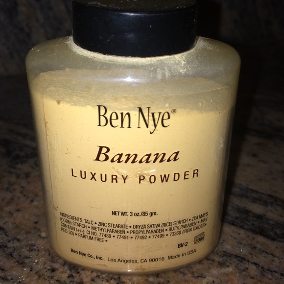 Ben Nye Banana power and Neiman Marcus bag