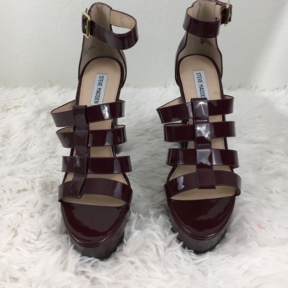 NEW Burgundy Steve Madden Heels - Picture 3 of 5