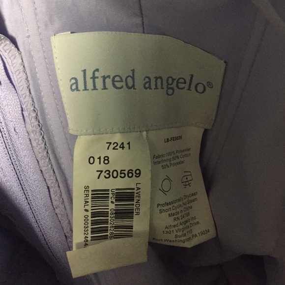 Size 7 Alfred Angelo lavender dress