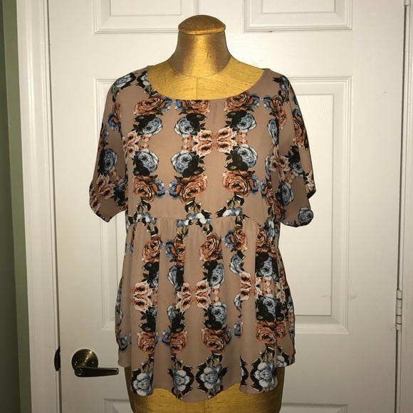 Floral Babydoll Top