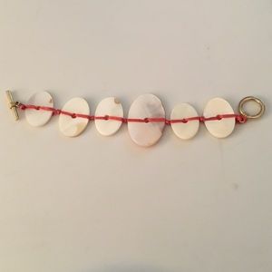 Pearl oval bracelet