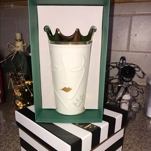 ✨Starbucks Gold Crown Ceramic Tumbler