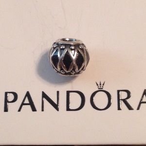 Authentic Pandora charm with black enamel.