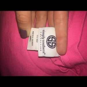 WORN ONCE ADORABLE SIMPLY SOUTHERN LS TEE