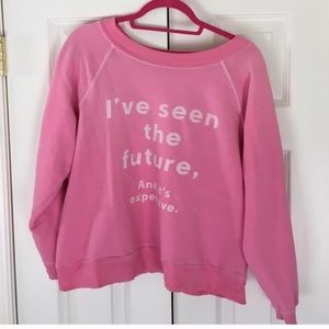 Pink Wildfox sweatshirt
