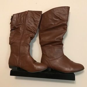High Brown Boots