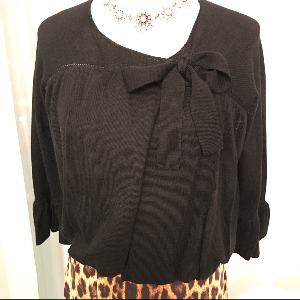 Hoss Intropia Cropped Knit Cardigan