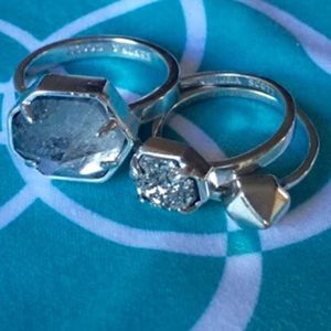 Kendra Scott Mariam 3 stackable rings