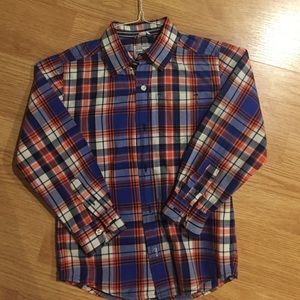 Boy's plaid button up. Like new! Size small