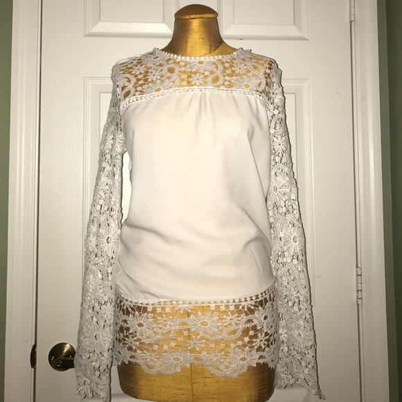 White lace top