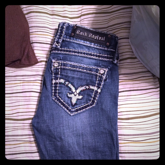 Rock revival.  Boot leg jeans