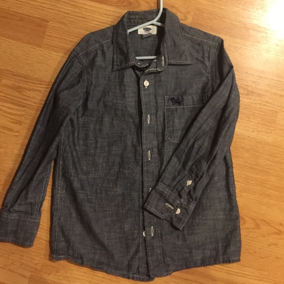 Boy's chambray button up. EUC, just needs ironed!