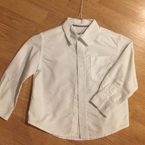 Boy's white button up. Like new!