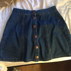 Brandy Melville Jean skirt