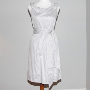 J. Crew Dove Grey Cotton Dress