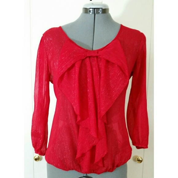5/$25 Red Blouse