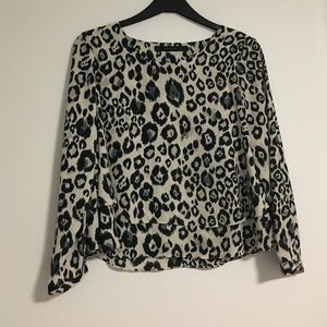 Zara leopard top