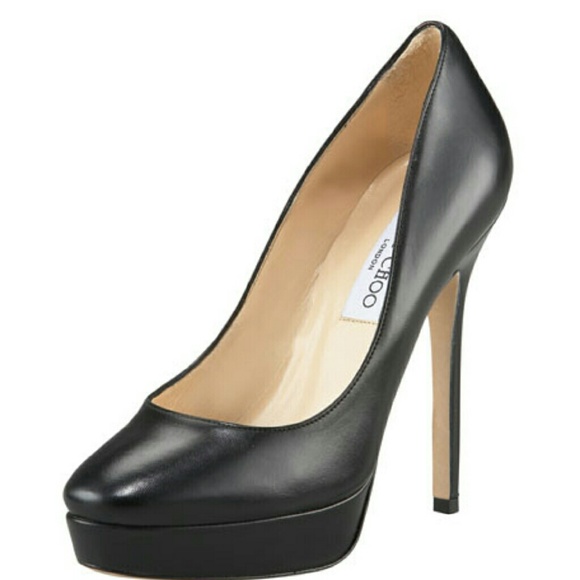 Jimmy choo cosmic leather pumps