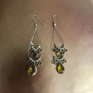 Multi-tier dangle earrings